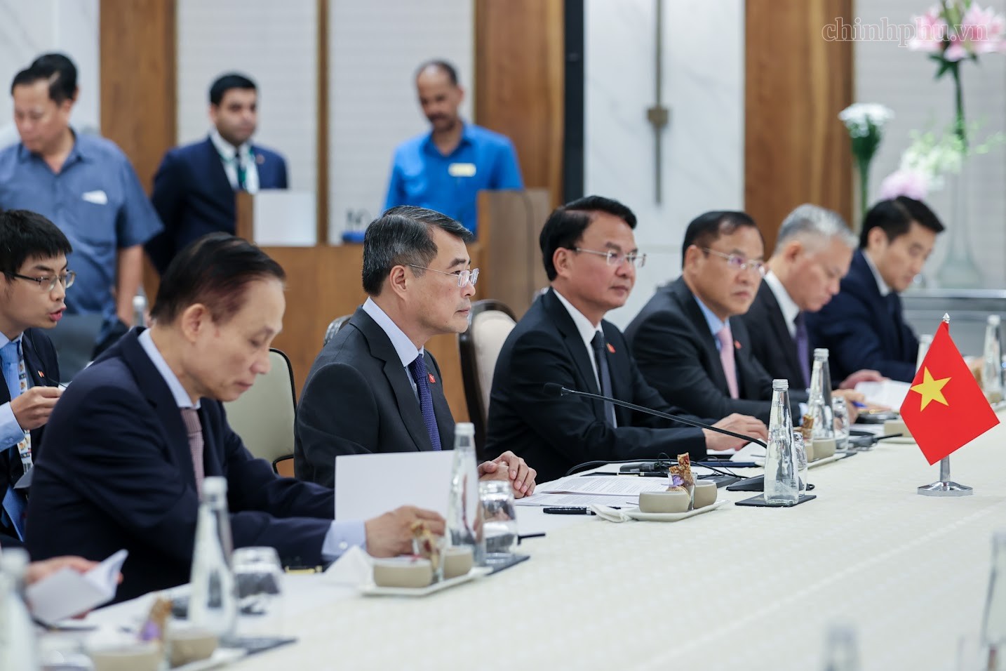 Thủ tướng khẳng định Chính phủ Việt Nam sẵn sàng tạo điều kiện thuận lợi cho các dự án hợp tác của Cuba tại Việt Nam trong lĩnh vực dược phẩm - Ảnh: VGP.