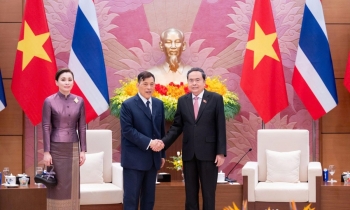 Chủ tịch Quốc hội Trần Thanh Mẫn hội kiến Nhà vua Thái Lan