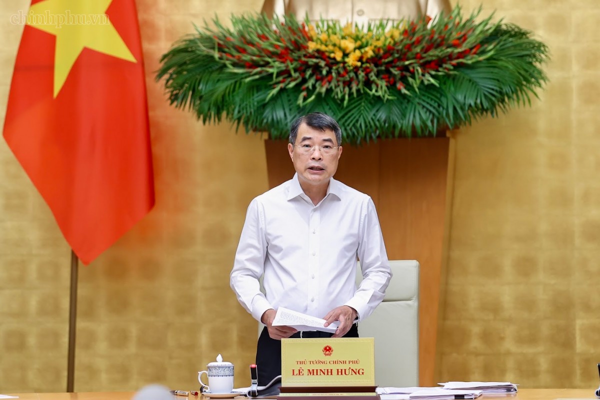 Thủ tướng Lê Minh Hưng phát biểu khai mạc Phiên họp - Ảnh: chinhphu.vn