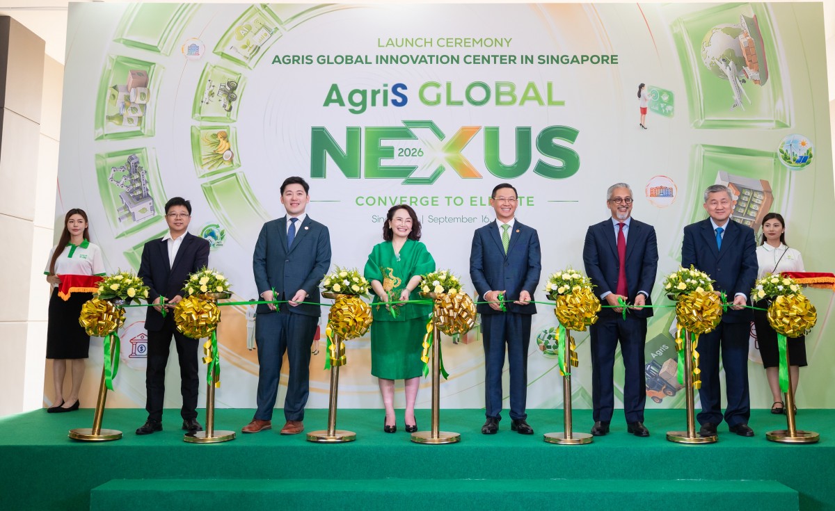 AgriS ra mắt Trung tâm Đổi mới sáng tạo toàn cầu tại Singapore