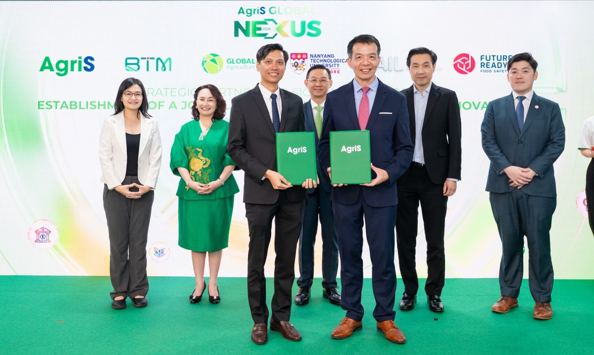 AgriS ra mắt Trung tâm Đổi mới sáng tạo toàn cầu tại Singapore