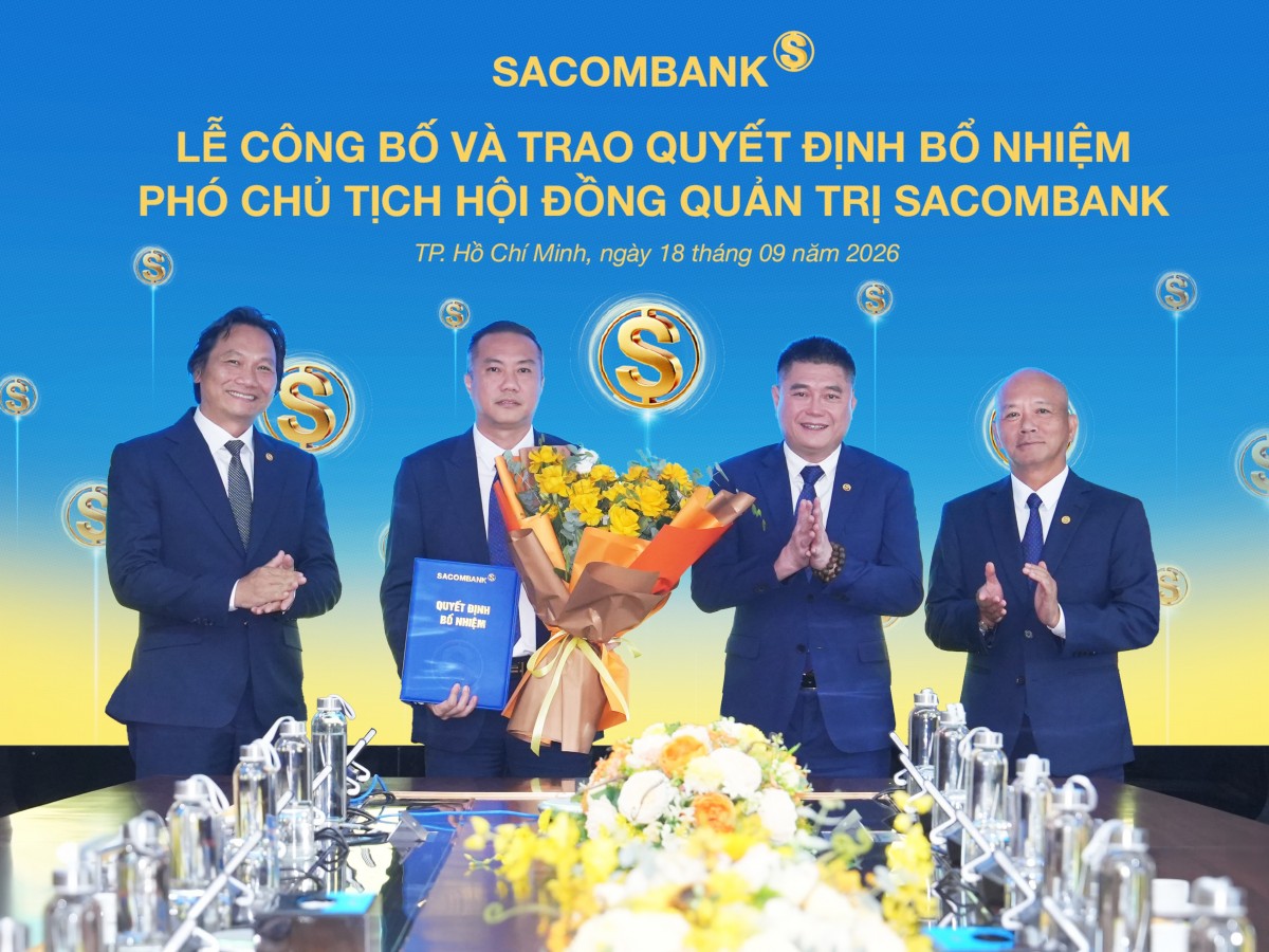 Ông Nguyễn Xuân Vũ làm Phó Chủ tịch HĐQT Sacombank