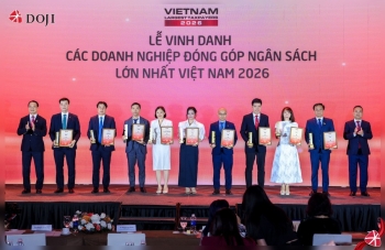DOJI lọt Top 7 doanh nghiệp phân phối - bán lẻ nộp ngân sách lớn nhất năm 2026