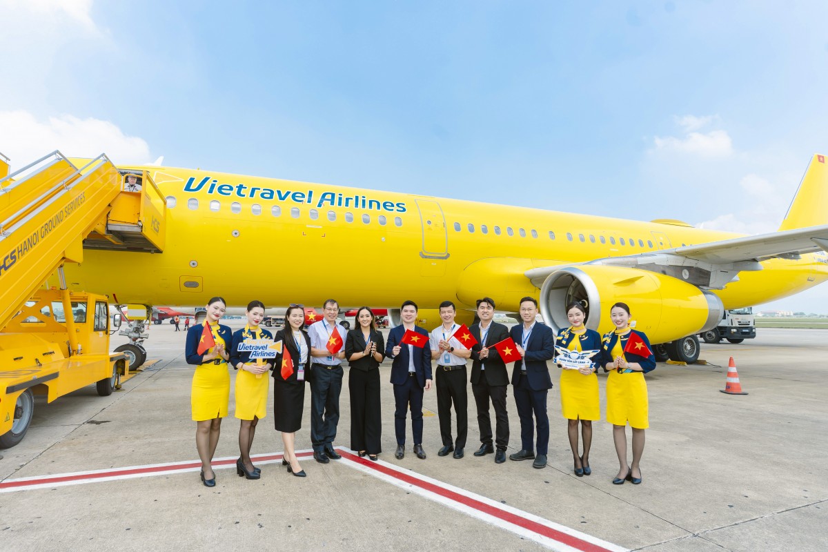 Vietravel Airlines đón thêm Airbus A321, tăng tải phục vụ cao điểm cuối năm
