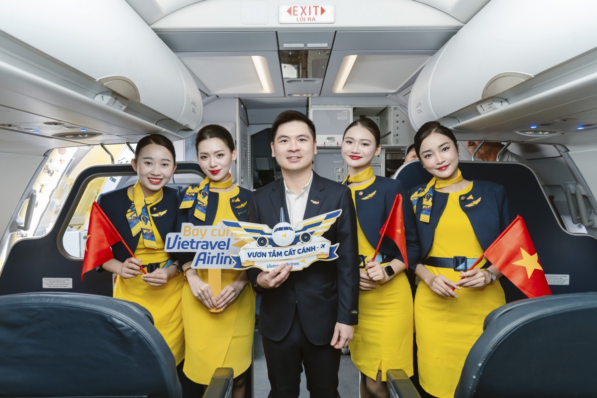 Vietravel Airlines đón thêm Airbus A321, tăng tải phục vụ cao điểm cuối năm