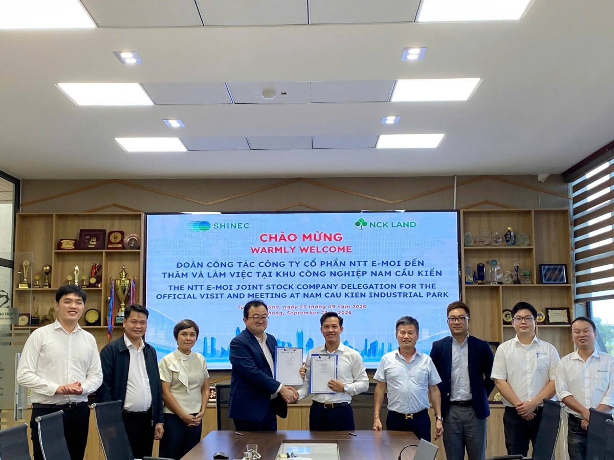 KCN Nam Cầu Kiền được chọn để nghiên cứu nền tảng dữ liệu và logistics