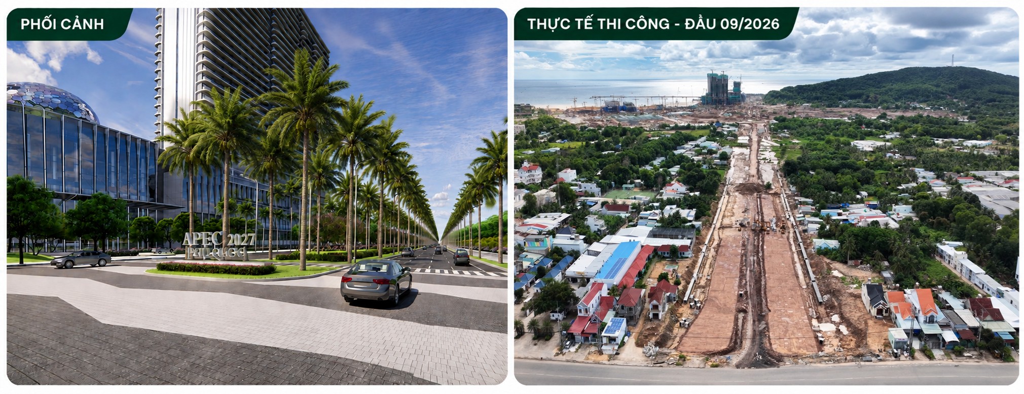 Diện mạo loạt công trình APEC ở Phú Quốc sau một năm thi công