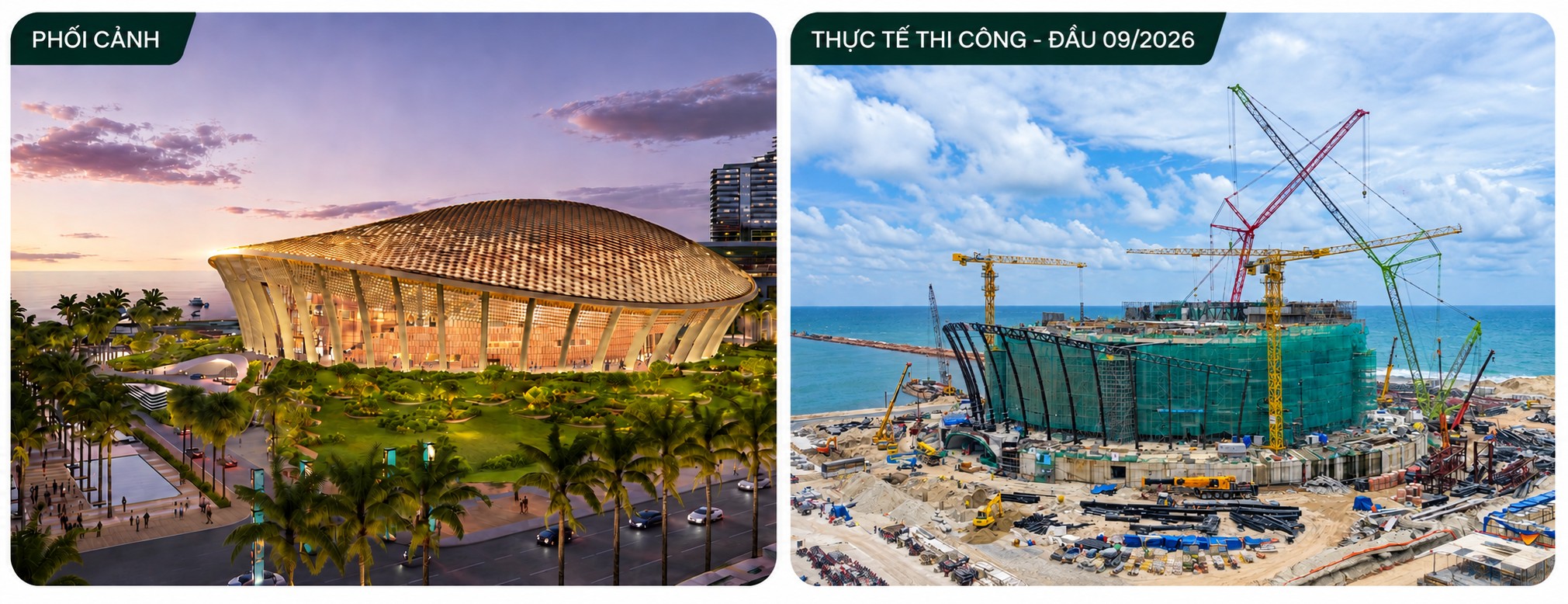 Diện mạo loạt công trình APEC ở Phú Quốc sau một năm thi công