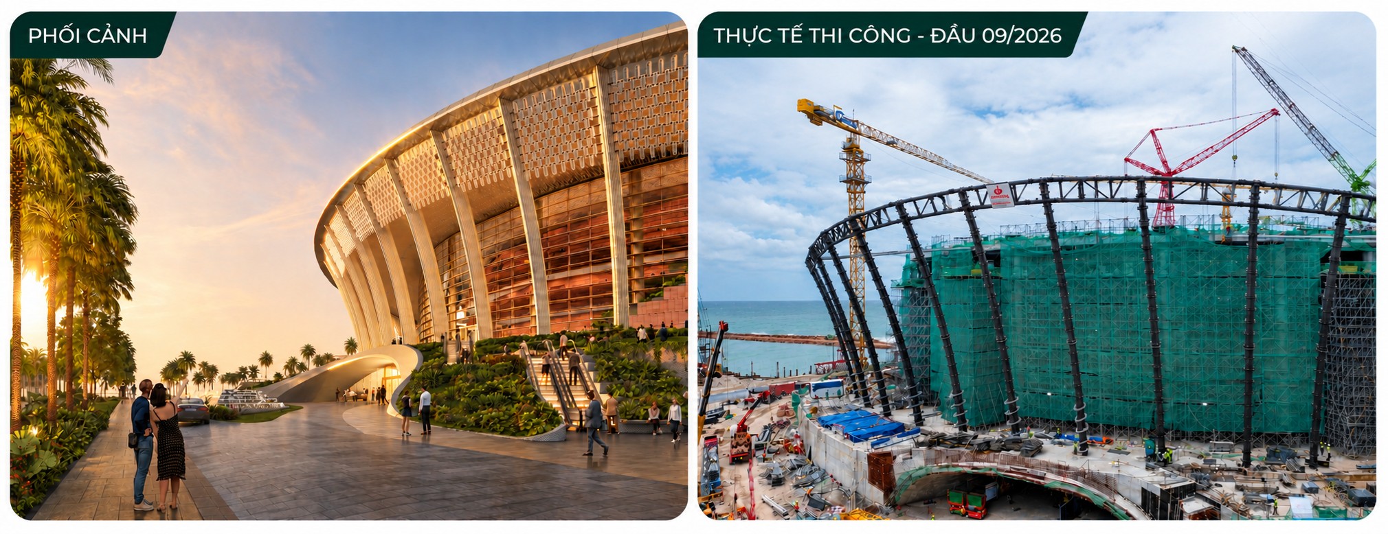 Diện mạo loạt công trình APEC ở Phú Quốc sau một năm thi công