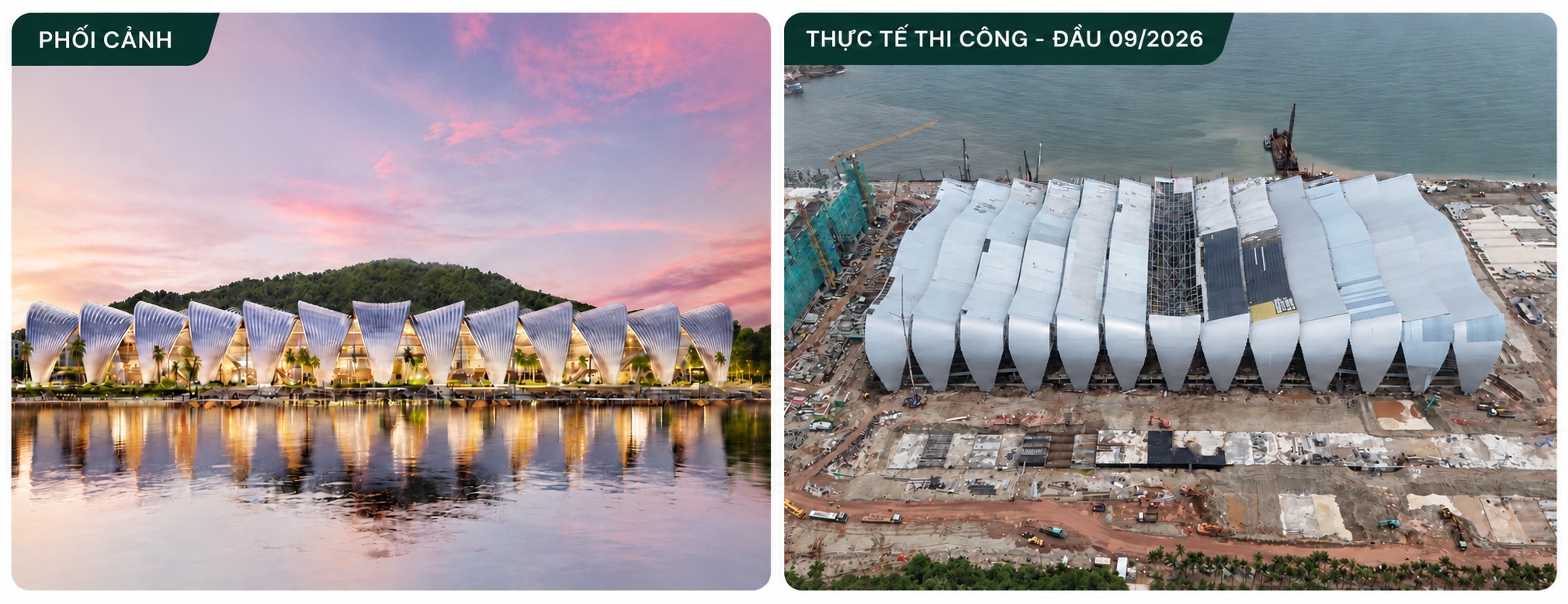 Diện mạo loạt công trình APEC ở Phú Quốc sau một năm thi công