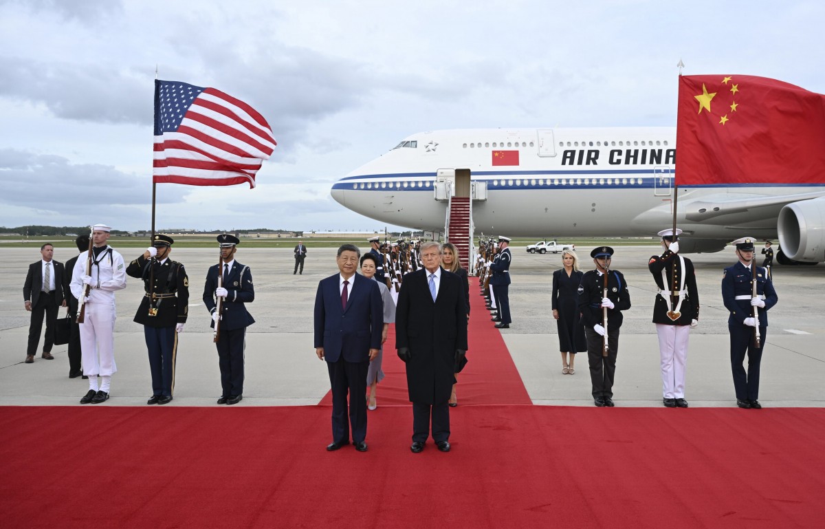 Chủ tịch Trung Quốc Tập Cận Bình và Tổng thống Mỹ Donald Trump. Ảnh: X/@SpoxCHN_MaoNing (tài khoản X của phát ngôn viên Bộ Ngoại giao Trung Quốc Mao Ning)