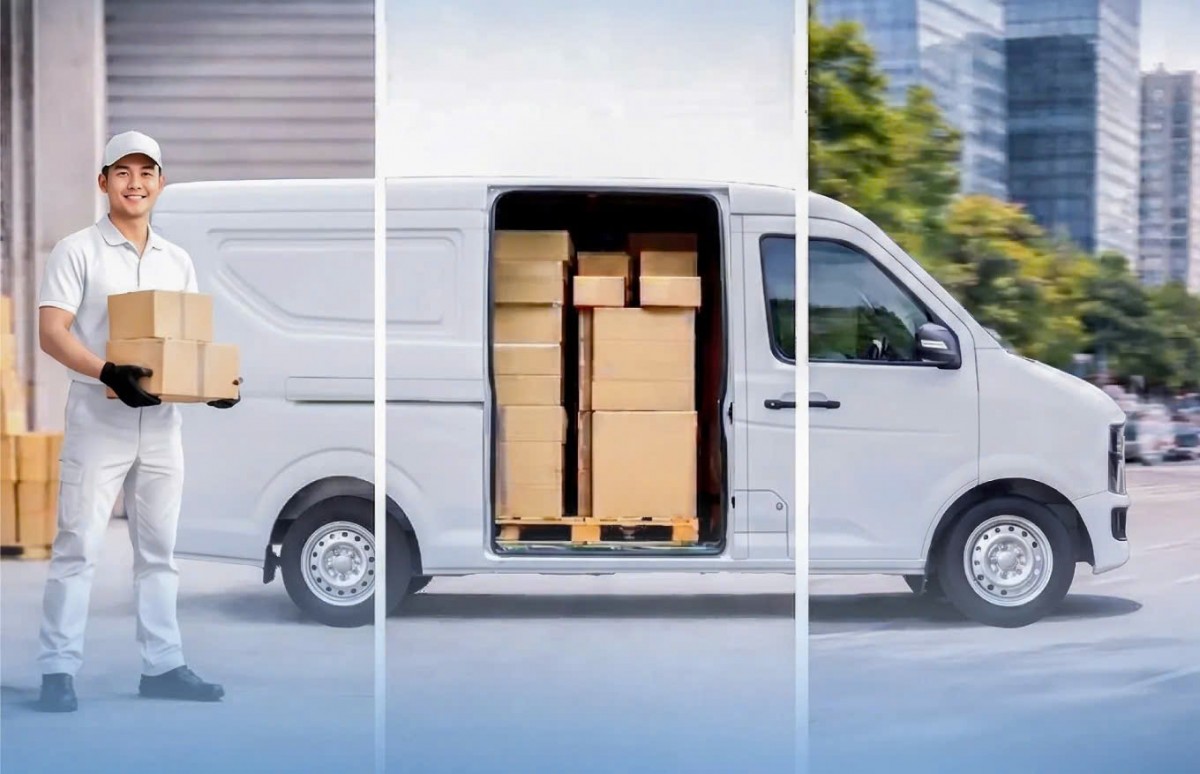 THACO AUTO đưa xe tải van điện TOWNER E vào phân khúc logistics đô thị