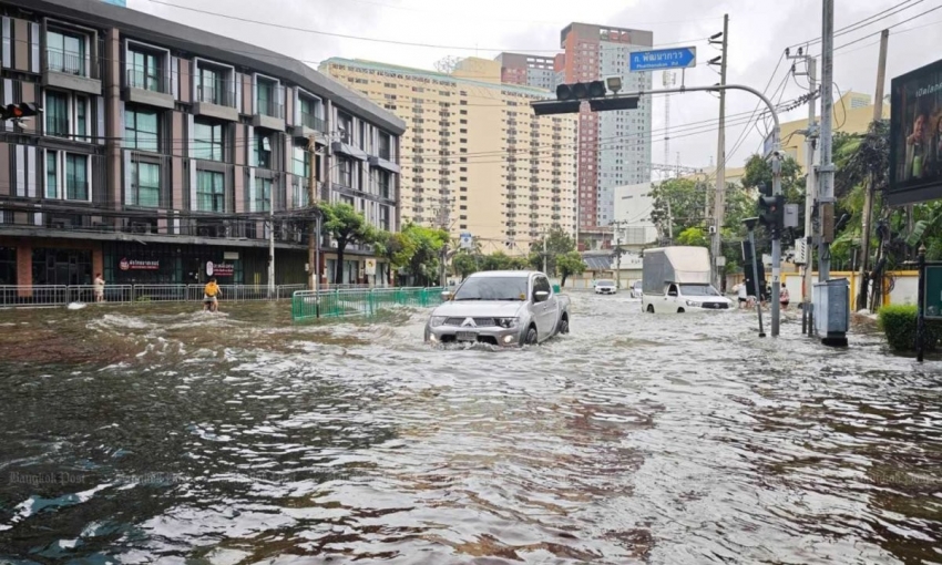 Gần 5.000 người sơ tán do ngập lụt ở Bangkok, Thái Lan