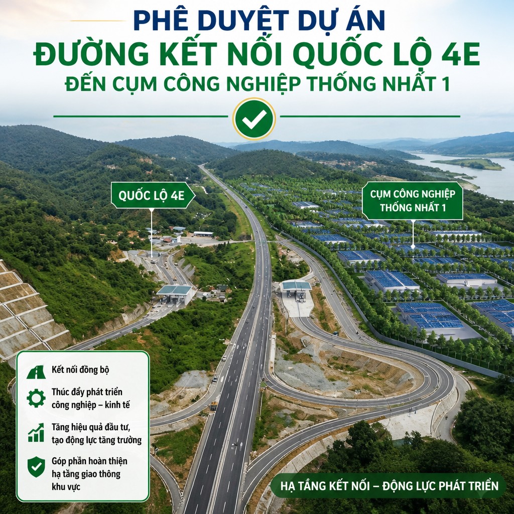 Lào Cai rót 130 tỷ đồng mở đường lớn vào Cụm công nghiệp Thống Nhất 1