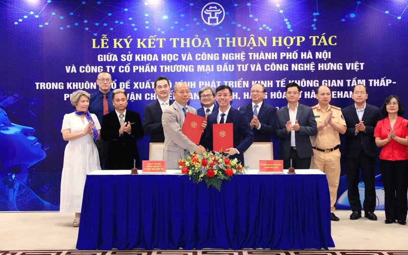 Sở Khoa học và Công nghệ cùng Công ty cổ phần Thương mại đầu tư và Công nghệ Hưng Việt ký thỏa thuận hợp tác
