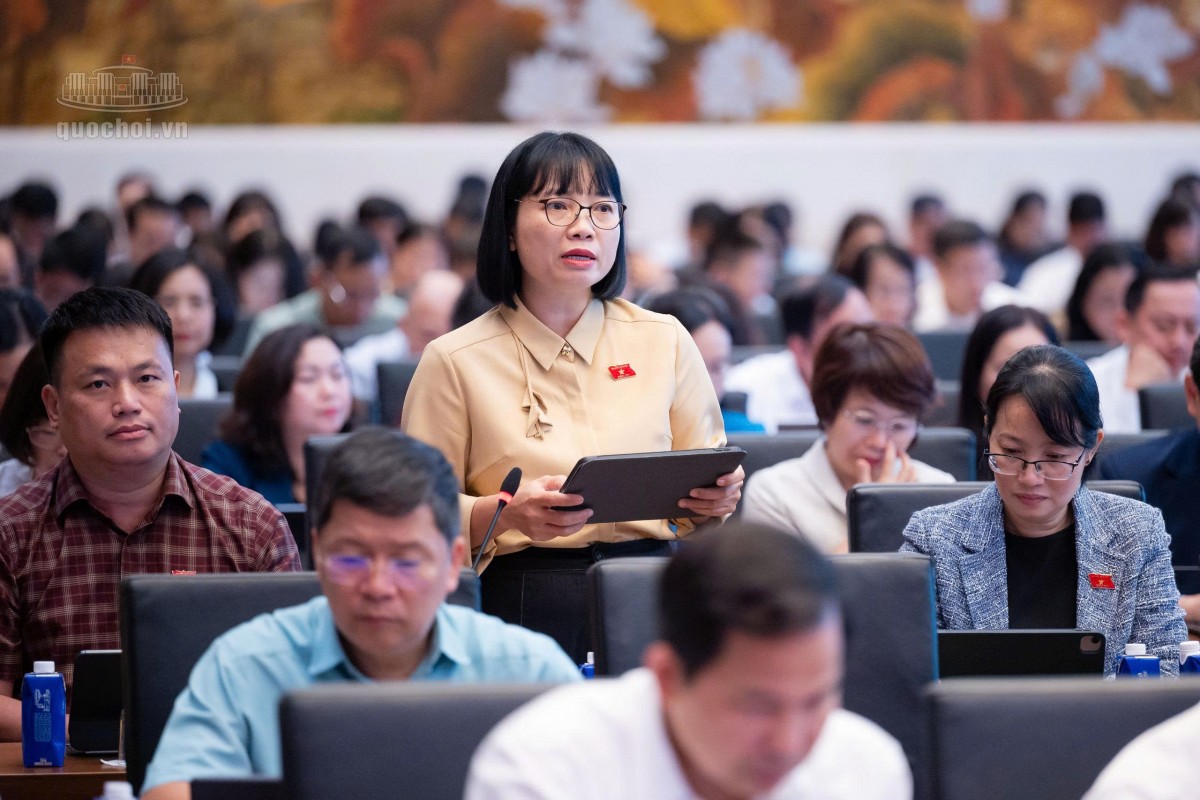 đại biểu Nguyễn Thị Việt Nga (Đoàn ĐBQH TP Hải Phòng)