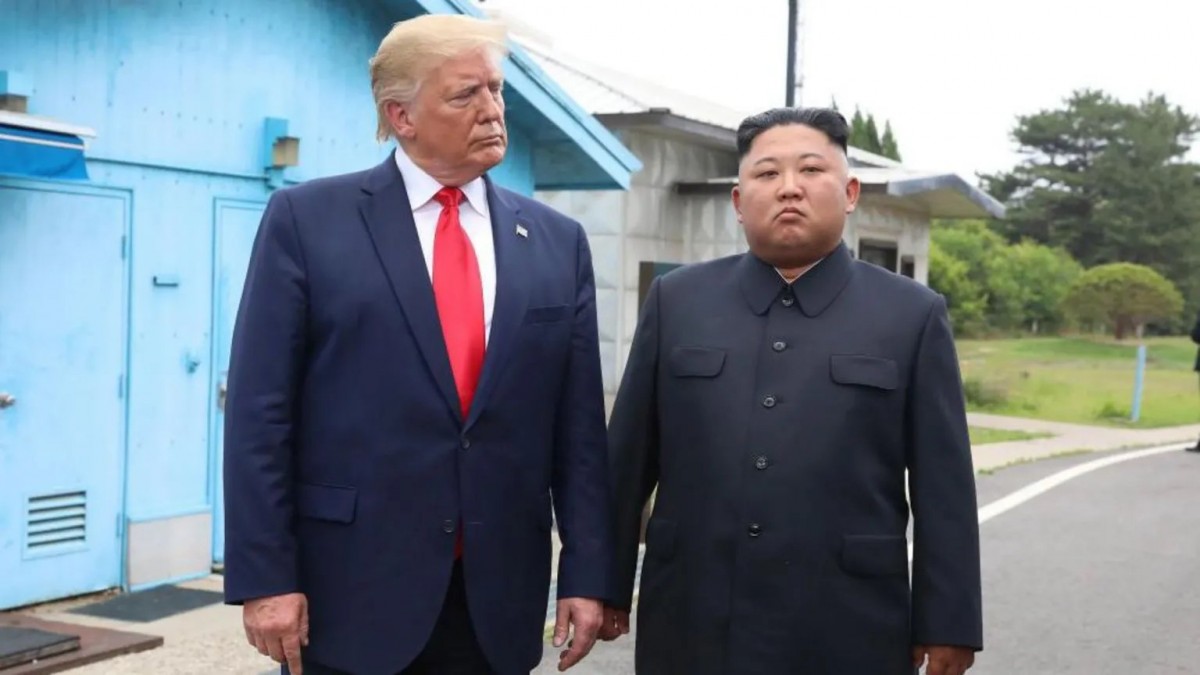Tổng thống Mỹ Donald Trump và nhà lãnh đạo Triều Tiên Kim Jong Un. Ảnh: Truth Social/@realDonaldTrump (tài khoản Truth Social của ông Trump)