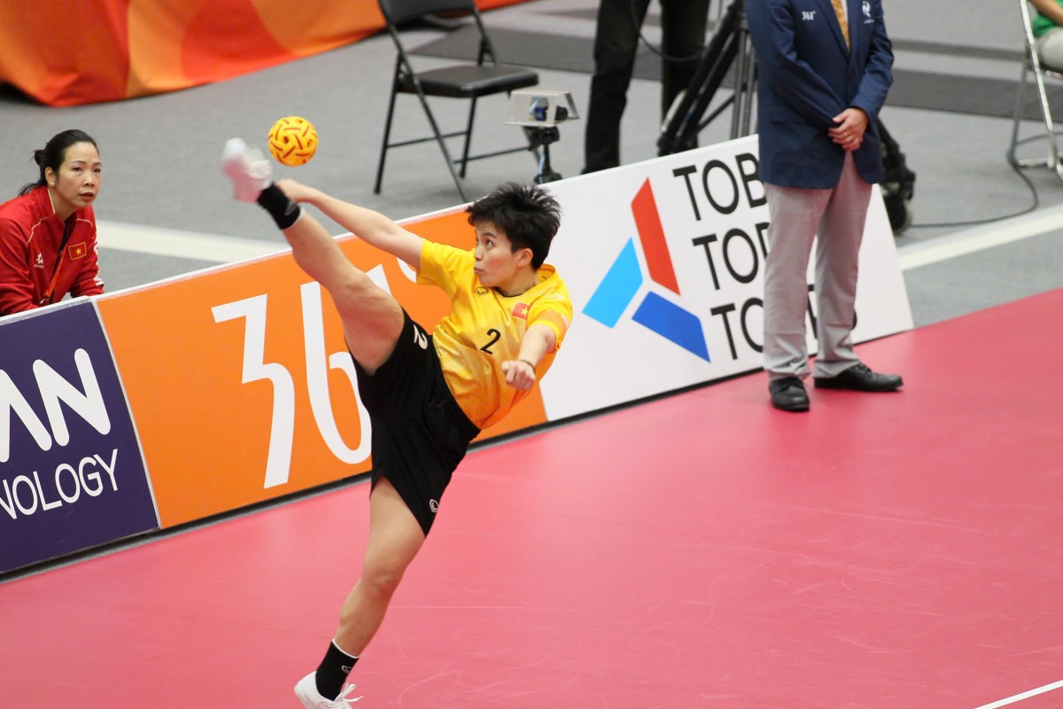 ASIAD 20: Cầu mây nữ Việt Nam thắng Thái Lan, bảo vệ thành công HCV
