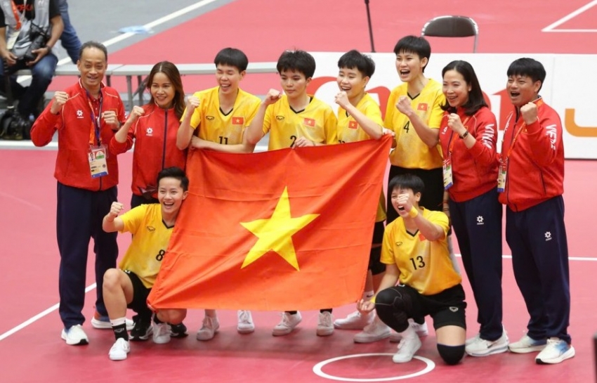 ASIAD 20: Cầu mây nữ Việt Nam thắng Thái Lan, bảo vệ thành công HCV