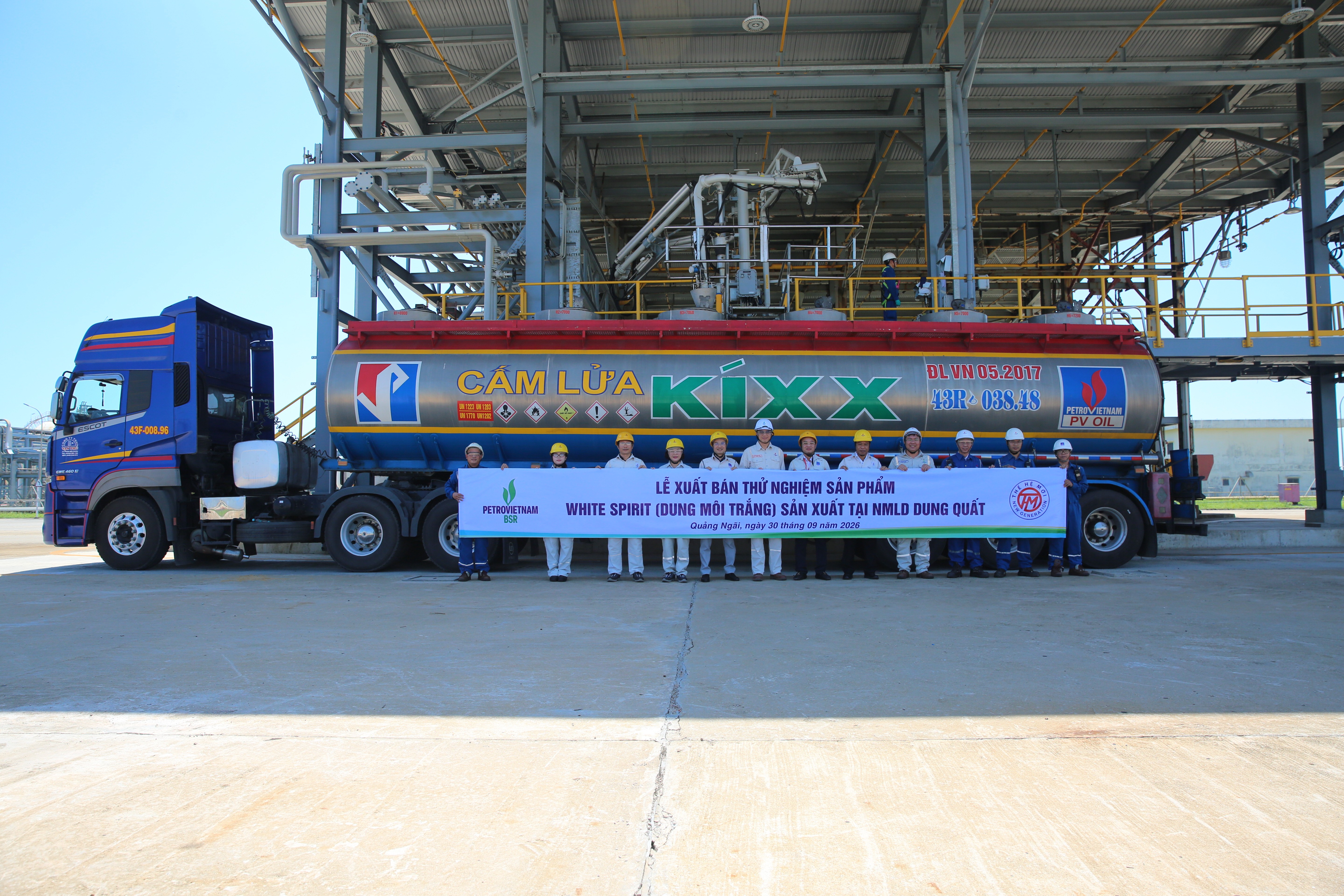 BSR xuất bán thử nghiệm sản phẩm White Spirit. Nguồn: BSR.