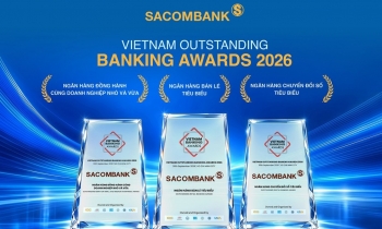 Sacombank lập 'Hat-trick' giải thưởng nhờ năng lực số và sự thấu hiểu khách hàng
