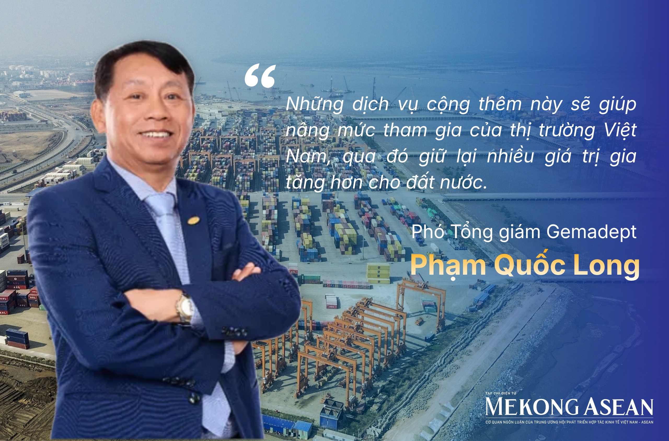 Cần một chiến lược mở rộng hệ sinh thái dịch vụ hàng hải