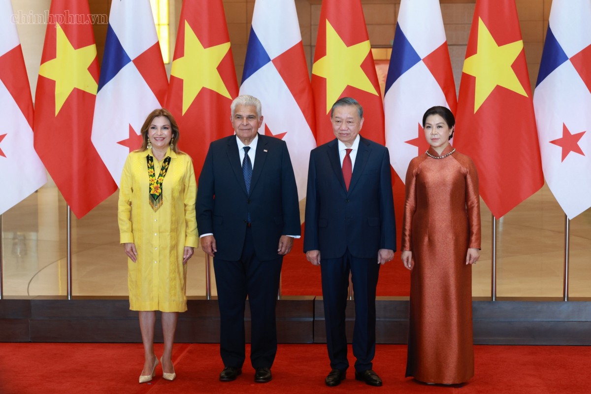 Tổng Bí thư, Chủ tịch nước Tô Lâm chủ trì lễ đón Tổng thống Panama
