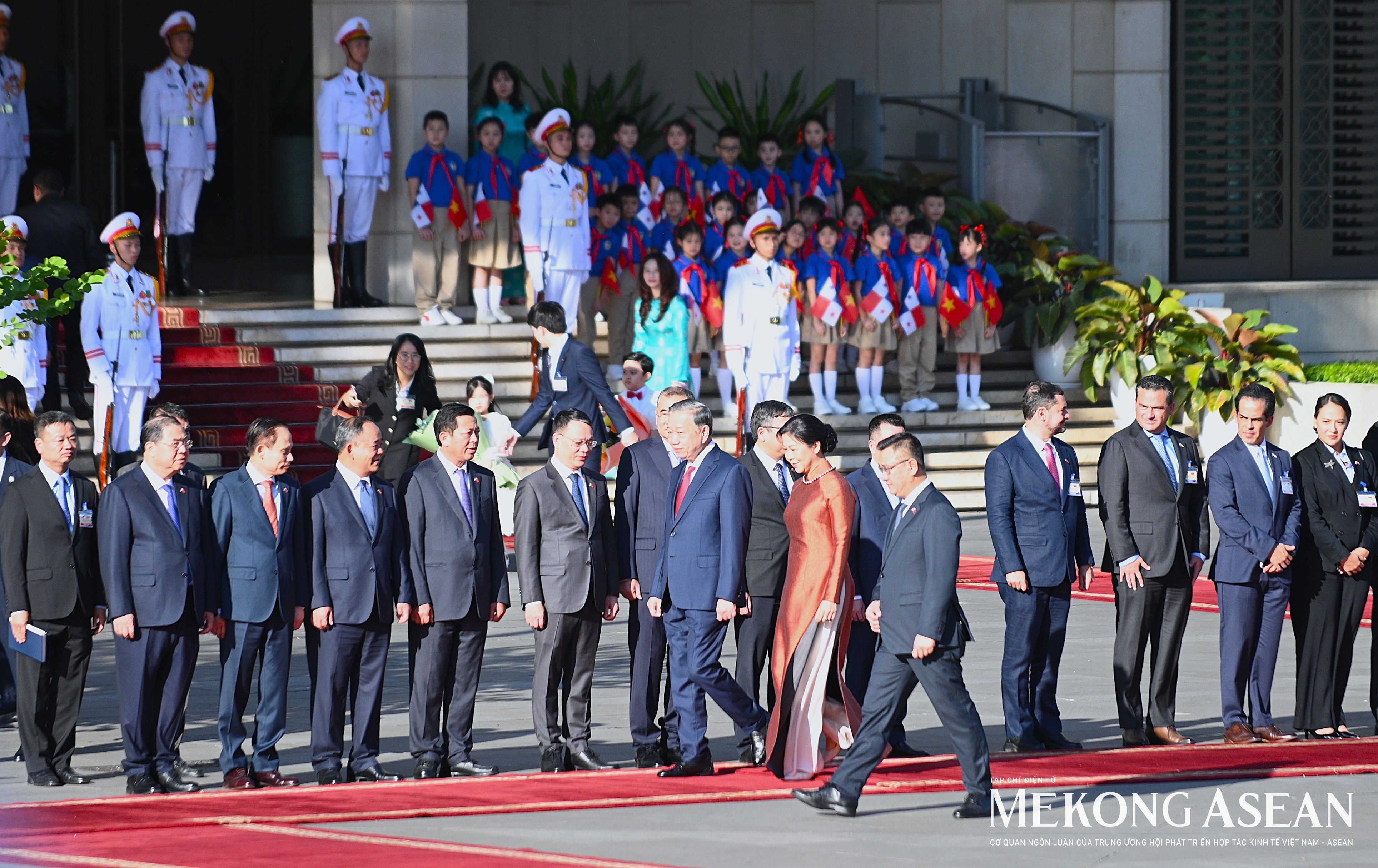 Tổng Bí thư, Chủ tịch nước Tô Lâm chủ trì lễ đón Tổng thống Panama