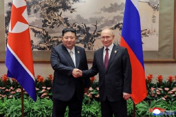 Ông Kim Jong Un gửi điện mừng sinh nhật Tổng thống Putin