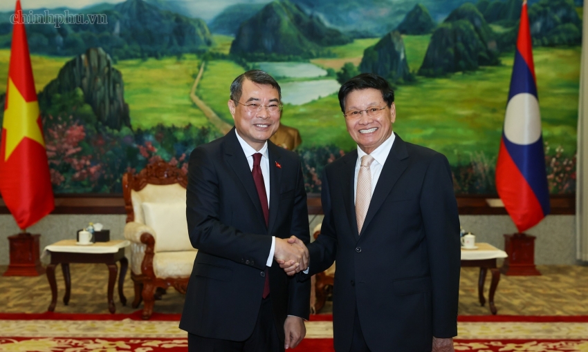 Thủ tướng Lê Minh Hưng hội kiến Tổng Bí thư, Chủ tịch nước Lào
