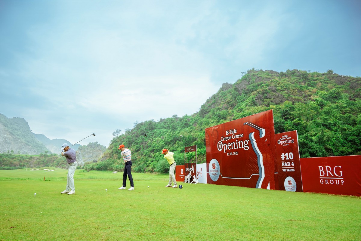 Legend Valley Country Club hoàn thiện 36 hố gôn tiêu chuẩn quốc tế