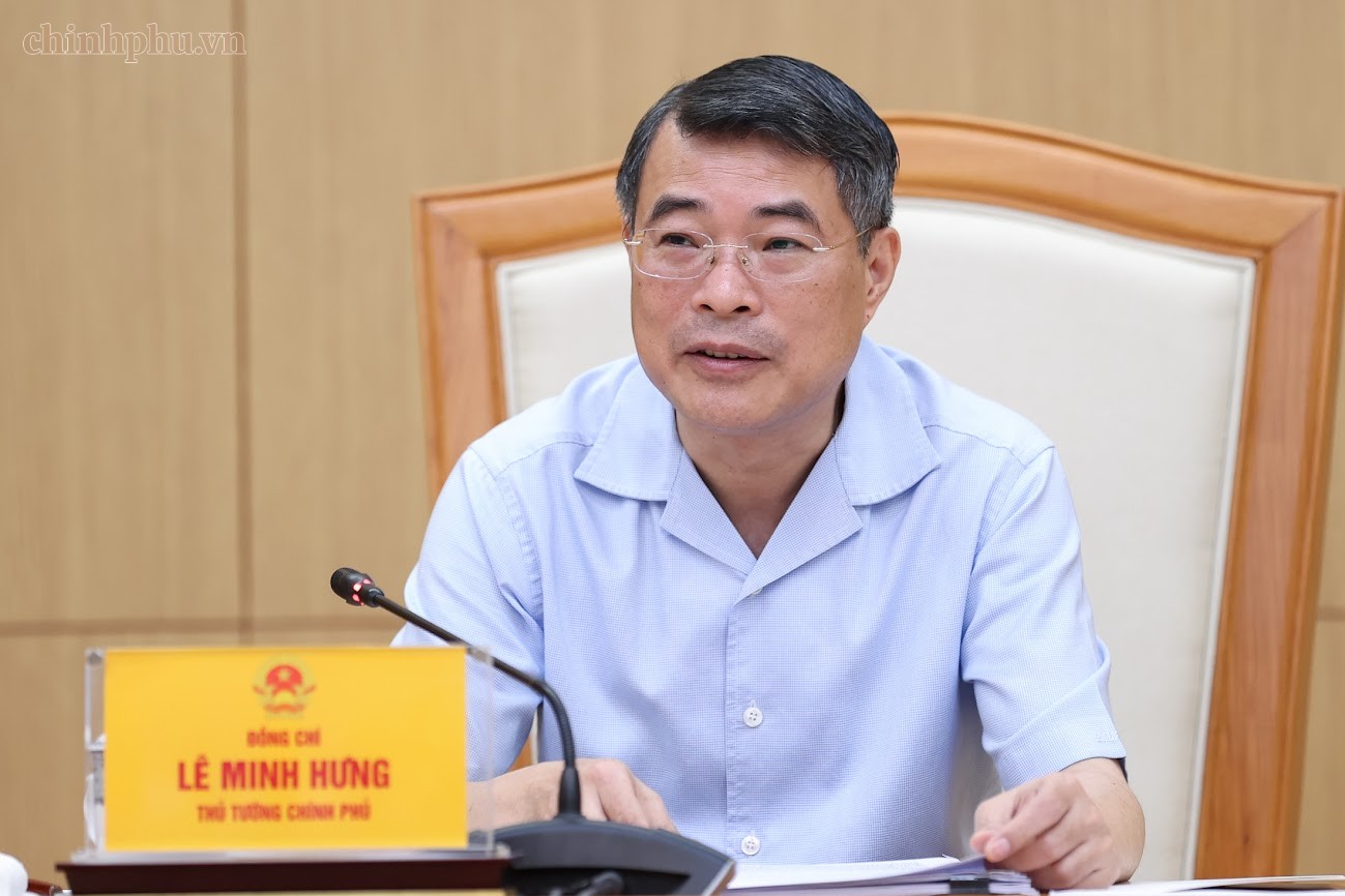 Thủ tướng Lê Minh Hưng nhấn mạnh yêu cầu bảo đảm an ninh năng lượng, cung ứng điện theo các chỉ đạo của Tổng Bí thư, Chủ tịch nước Tô Lâm. Ảnh: VGP.