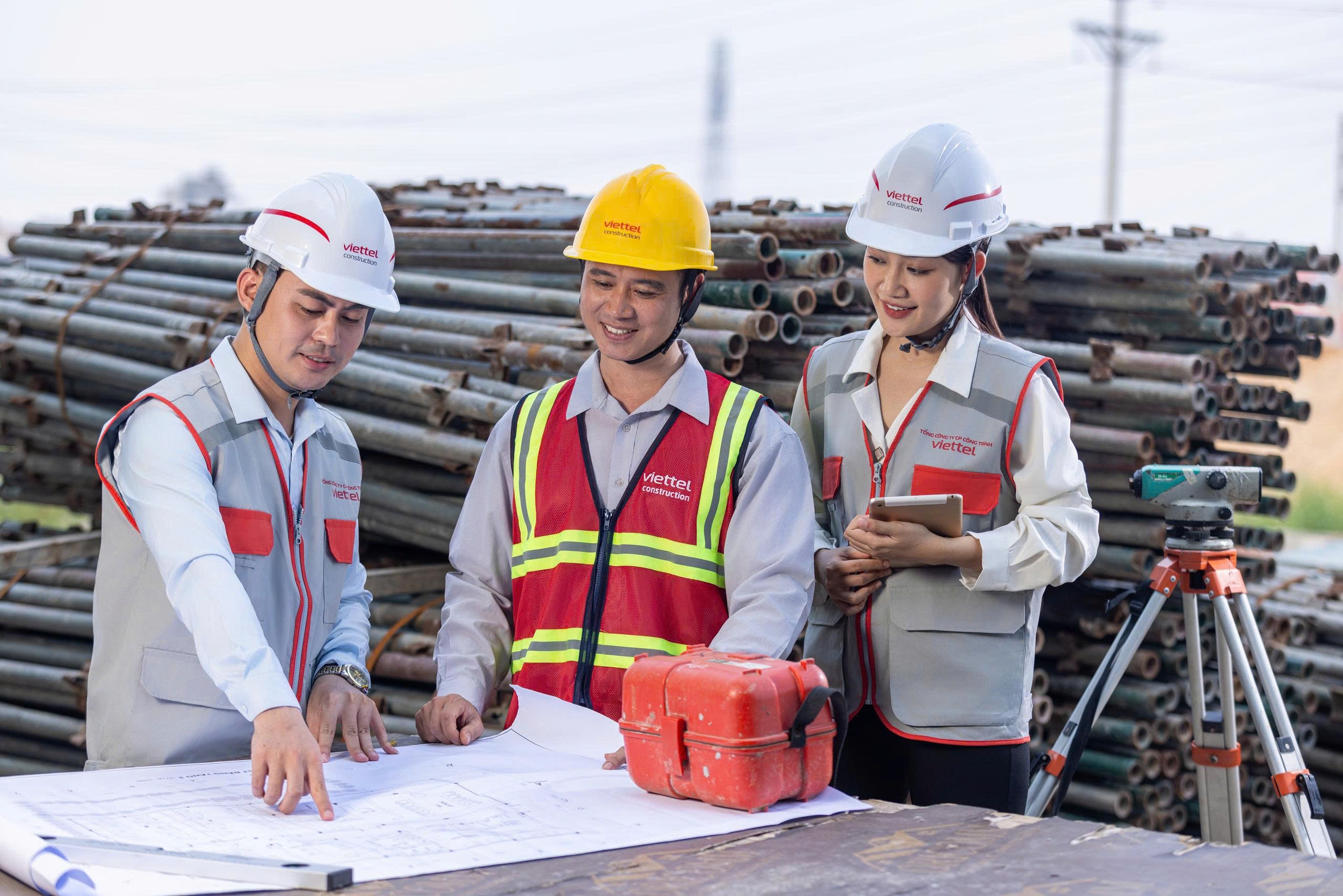 Viettel Construction hoạt động trong 5 lĩnh vực gồm hạ tầng, xây dựng dân dụng, vận hành khai thác, kỹ thuật và công nghệ thông tin. Ảnh: Viettel Construction.
