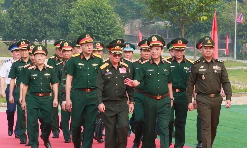 Quân đội Việt Nam - Lào - Campuchia diễn tập chung về phòng thủ dân sự