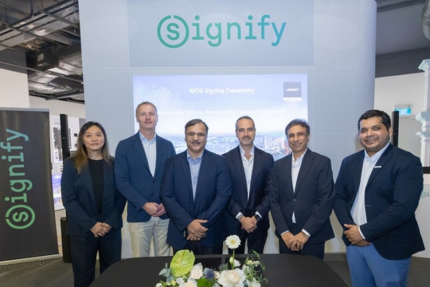Signify bắt tay Bose Professional phát triển giải pháp tích hợp ánh sáng và âm thanh