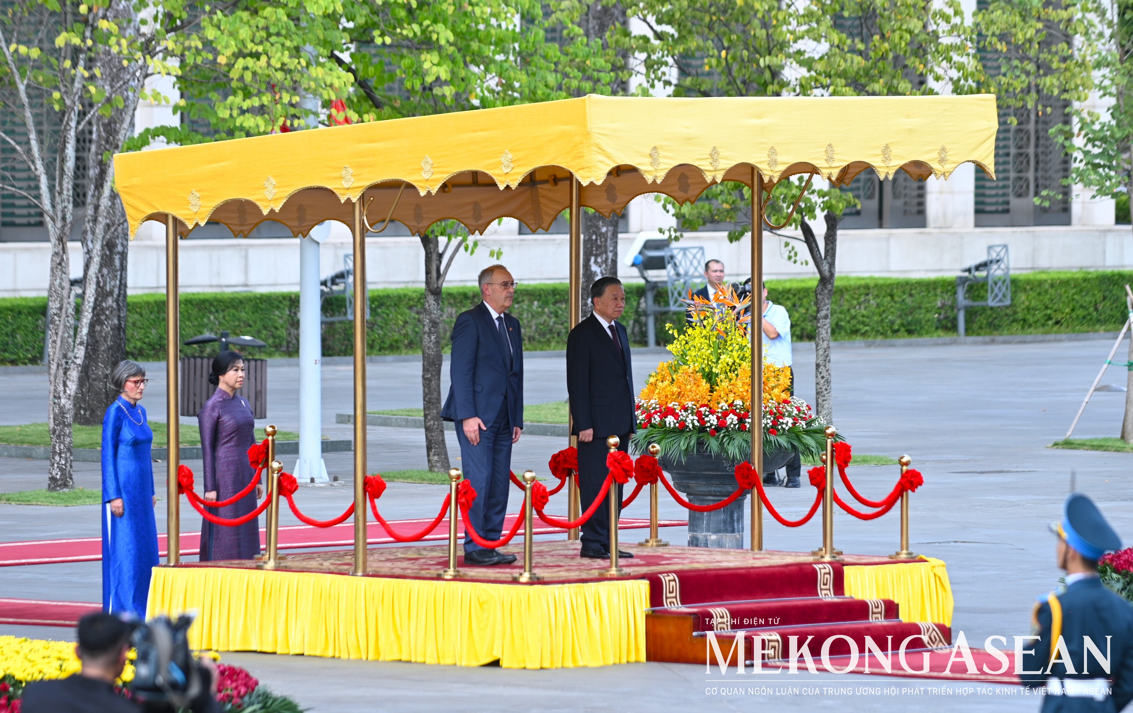 Tổng Bí thư, Chủ tịch nước Tô Lâm chủ trì lễ đón Tổng thống Thụy Sĩ
