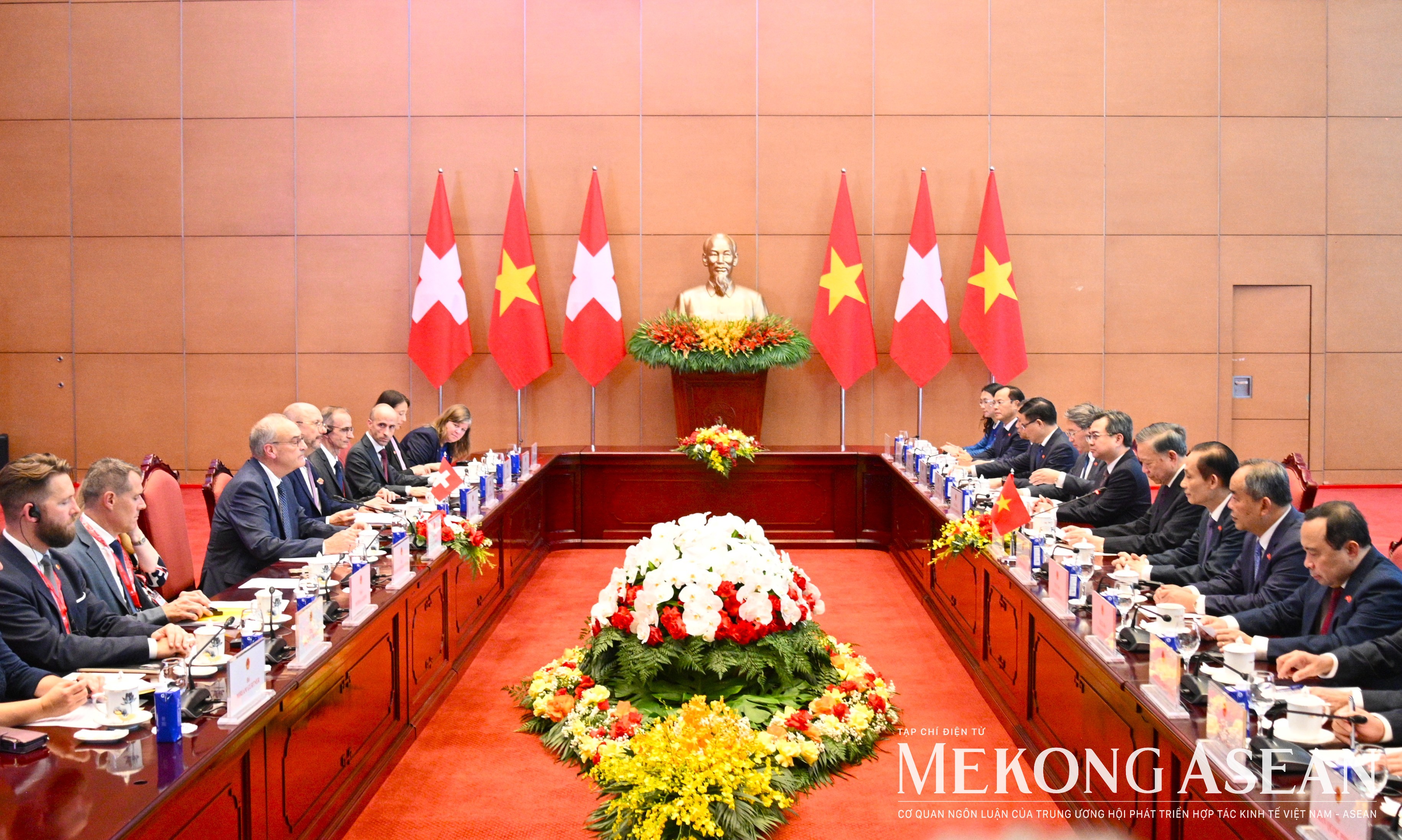 Tổng Bí thư, Chủ tịch nước Tô Lâm chủ trì Lễ đón Tổng thống Thụy Sĩ