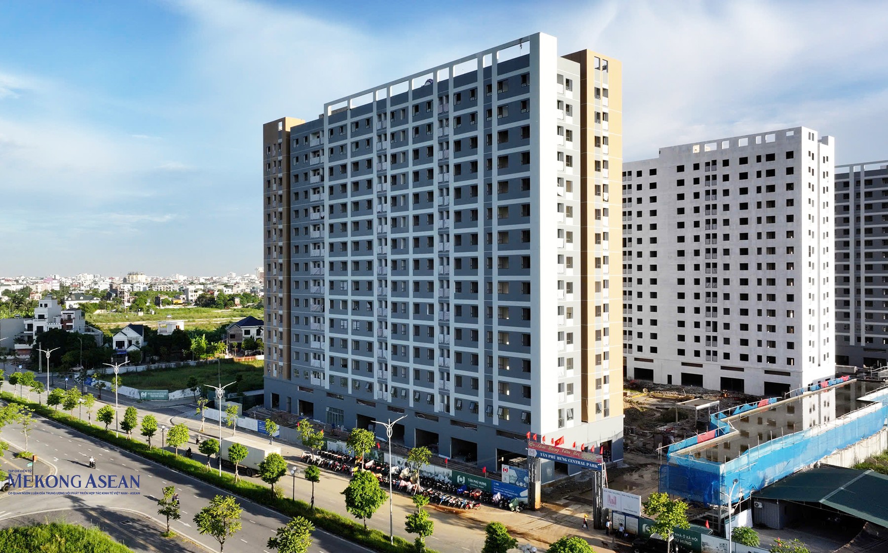 Đợt 4 doanh nghiệp dự kiến mở bán khoảng 974 căn hộ, diện tích từ 43,1 - 74,6 m², bố trí 2 - 3 phòng ngủ. Ảnh: Minh Tiệp.