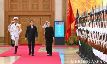 Lễ đón Thủ tướng Liechtenstein lần đầu tiên thăm Việt Nam