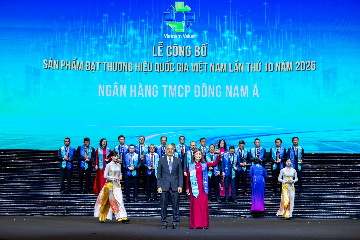 SeABank lần thứ 4 liên tiếp được vinh danh Thương hiệu quốc gia