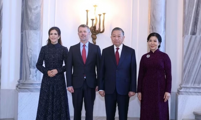 Tổng Bí thư, Chủ tịch nước Tô Lâm hội kiến Nhà vua Đan Mạch