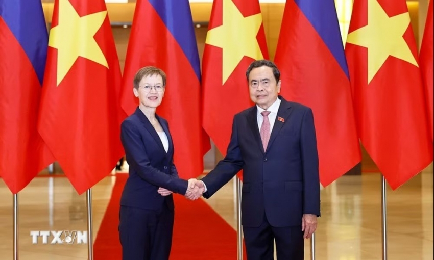 Chủ tịch Quốc hội Trần Thanh Mẫn hội kiến Thủ tướng Liechtenstein
