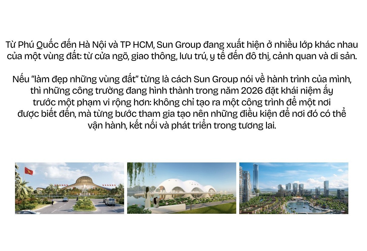 Sun Group và bước chuyển từ những dự án du lịch sang hạ tầng, đô thị