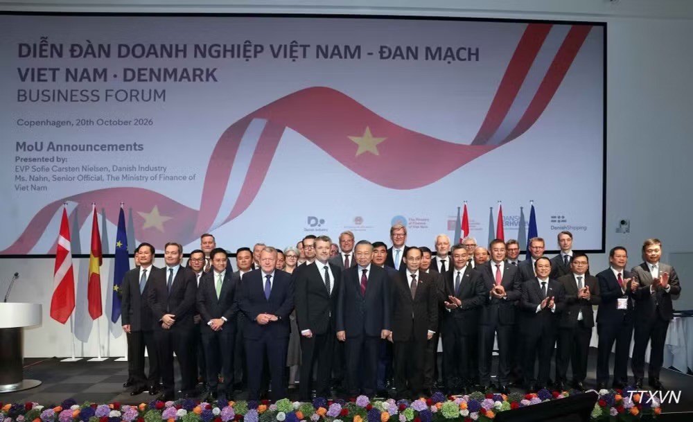 Tổng Bí thư, Chủ tịch nước chứng kiến trao văn kiện hợp tác Việt Nam - Đan Mạch