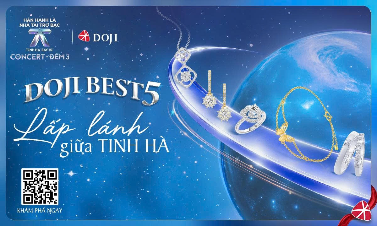 DOJI trở thành Nhà tài trợ Bạc của Tinh Hà 'Say Hi' Concert tại Hà Nội