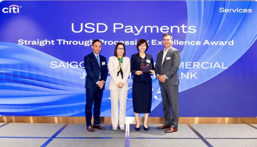 SHB nhận giải thưởng Chất lượng thanh toán quốc tế xuất sắc từ Citibank