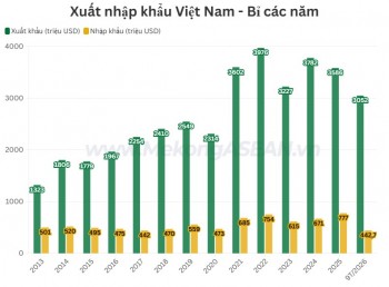 Thương mại Việt Nam - Bỉ đạt gần 3,5 tỷ USD trong 9 tháng