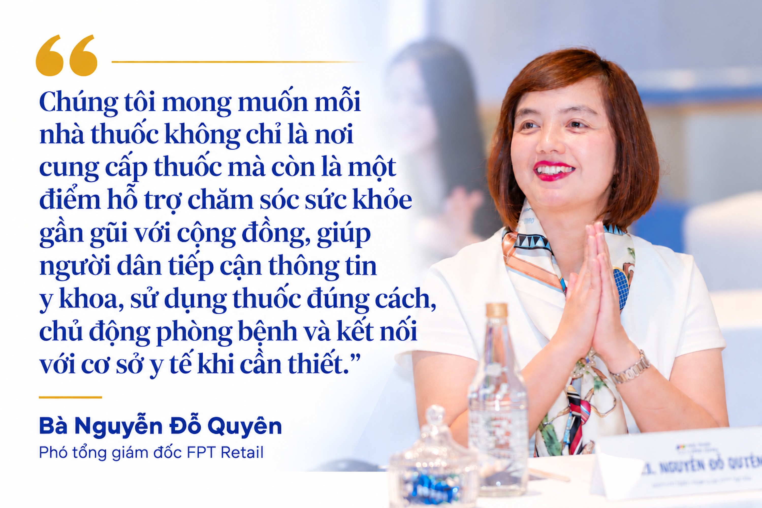 Lãnh đạo FPT Retail chia sẻ về định hướng phát triển chuỗi Long Châu