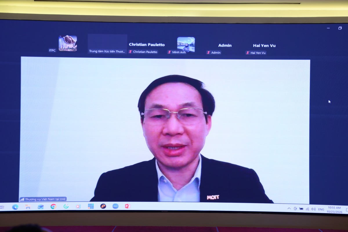 Ông Trương Xuân Trung, Trưởng Thương vụ Việt Nam tại UAE. Ảnh: ITPC.