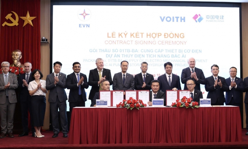 EVN ký gói thầu 4.462 tỷ đồng cung cấp thiết bị cho Thủy điện Bác Ái